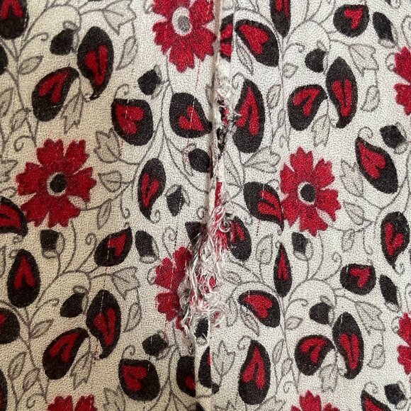 AVA CHRISTINE Bohemian Floral Paisley V-Neck Tunic Top Mini-Dress 3X - Picture 5 of 5